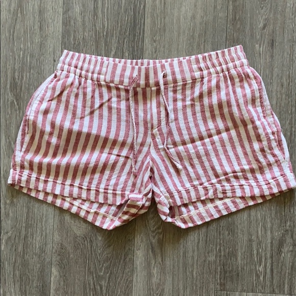 Old Navy Pants - Old Navy Striped Linen Shorts